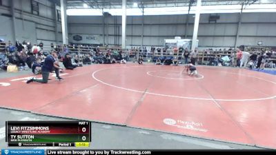 105 lbs Champ. Round 2 - Ty Sutton, New Plymouth vs Levi Fitzsimmons, Legacy Wrestling Academy