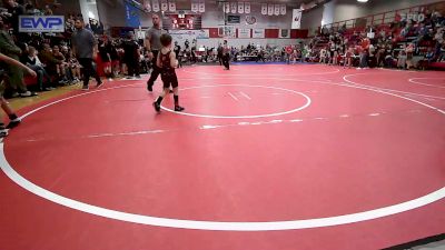 46 lbs Quarterfinal - Kingston Warrior, Wagoner Takedown Club vs Joshua Paul, Jay Wrestling Club