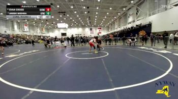 120 lbs Cons. Round 3 - Aneek Mishra, Guilderland Youth Wrestling Club vs Evan Cross, Hilton Jr Cadets Wrestling Club