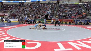 120 lbs Semifinal - Ian Oswalt, Burrell vs Ryan Crookham, Notre Dame - GP