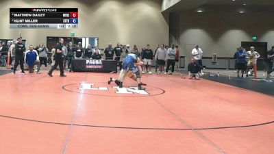 175 lbs Cons. Sub-semis - Matthew Dailey, Wyoming Seminary vs Klint Miller, Steller Trained