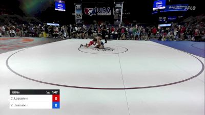 120 lbs Cons 64 #2 - Creighten Lassen, NE vs Vince Jasinski, IL