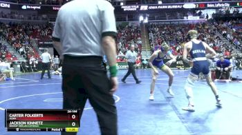 2A-144 lbs Cons. Round 4 - Jackson Kinnetz, Bishop Heelan Catholic vs Carter Folkerts, Albia