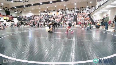 96 lbs Rr Rnd 1 - Hunter Jackson, Locust Grove Youth Wrestling vs Cristian Monroy, Tulsa Blue T Panthers