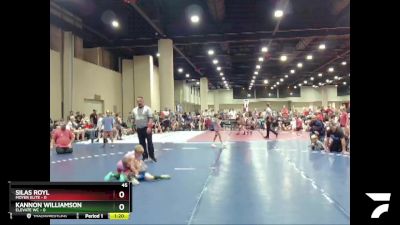 45 lbs Placement (16 Team) - Silas Royl, Moyer Elite vs Kannon Williamson, Elevate WC