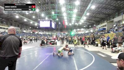 95 lbs Semifinal - Diego Garcia, La Gente WC vs Kasseus Delarosa, Valley Bad Boys
