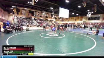 106 lbs Cons. Round 7 - Eli Almarinez, Vacaville vs Elijah Poe, Calvary Chapel S.A.