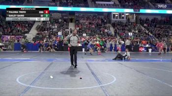 90 lbs Cons. Round 2 - AnaLena Thrash, Maize vs Arieanna Beckley, Circle