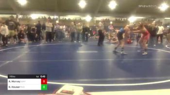 115 lbs 5th Place - Asher Morvay, North Hills vs Brody Houser, River Valley