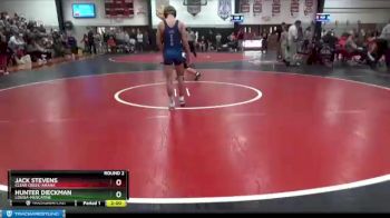 126 lbs Round 2 - Jack Stevens, Clear Creek-Amana vs Hunter Dieckman, Louisa-Muscatine