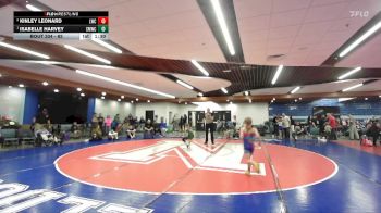 62 lbs 1st Place Match - Isabelle Harvey, St. Maries Wrestling Club vs Kinley Leonard, Lakeland Wrestling Club