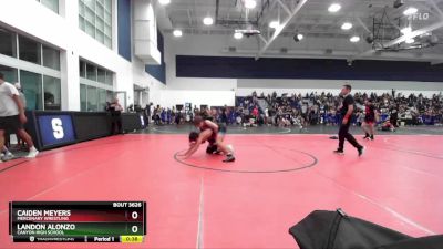 126 lbs Cons. Round 6 - Caiden Meyers, Mercenary Wrestling vs Landon Alonzo, Canyon High School