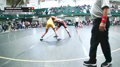 174 lbs Quarterfinal - Braxton Quaintance, Kent State vs Jackson Koppers, Edinboro