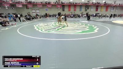 138 A Champ. Round 2 - Paige Respicio, University Of Providence vs Taylor Graveman, North Central (IL)