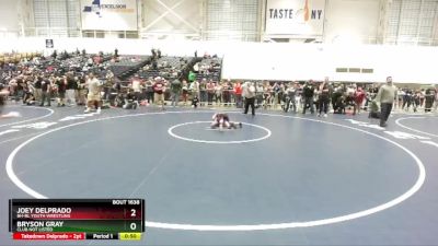 74 lbs Cons. Round 3 - Bryson Gray, Club Not Listed vs Joey Delprado, BH-BL Youth Wrestling