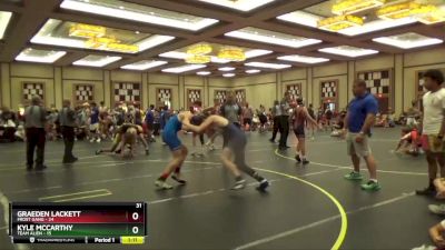 135 lbs Semis & 1st Wrestleback (8 Team) - Graeden Lackett, Frost Gang vs Kyle McCarthy, Team Alien