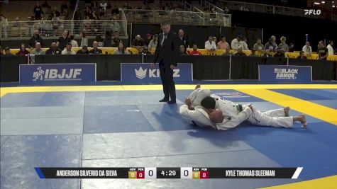 Kyle Thomas Sleeman vs Anderson Silverio Da Silva 2025 Pan Jiu Jitsu IBJJF Championship