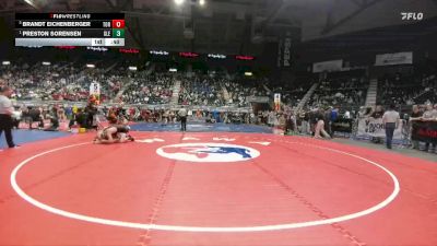 3A-175 lbs Cons. Round 3 - Brandt Eichenberger, Torrington vs Preston Sorensen, Glenrock