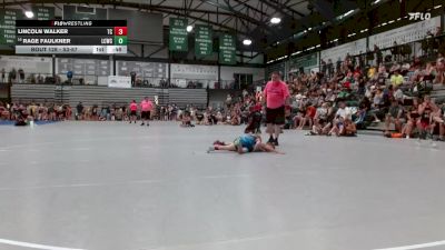 53-57 lbs Semifinal - Rage Faulkner, Ste. Genevieve Youth Wrestling vs Lincoln Walker, Premier Wrestling Center
