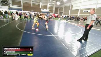 140 lbs Semifinal - Avery Colvin, Sanderson Wrestling Academy vs Wittney Lawrence, Western Slope Elite