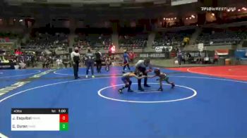 43 lbs Consolation - Jeremiah Esquibel, Pomona Elite vs Cipriano Duran, Tnwc