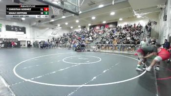 285 lbs Champ. Round 1 - Izaiah Heffern, Rancho Mirage vs Christian Godinez, Fullerton