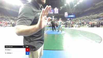 182 lbs Cons 32 #2 - Marcus Bear, Iowa vs Andrew White, Michigan