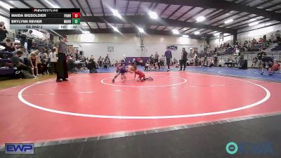 45 lbs Consi Of 8 #1 - Kasen Jones, Kingfisher YellowJackets vs Embyer Dickson, Buck Pride Wrestling