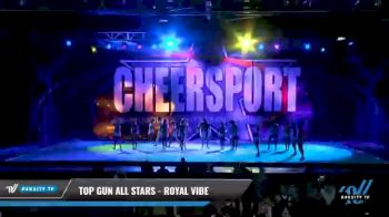 Top Gun All Stars - Royal Vibe [2021 L5 Senior Coed - Small Day 1] 2021 CHEERSPORT National Cheerleading Championship