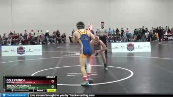 133 lbs Round 1 (6 Team) - Brendon Ramsey, Jamestown Community College vs Cole French, Niagara Community College