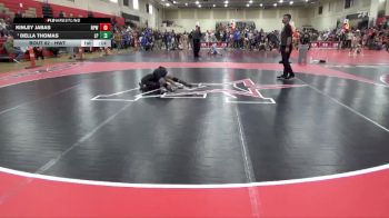 Round 3 - Della Thomas, LeVici Prep vs Kinley Jabas, New Prague Wrestling