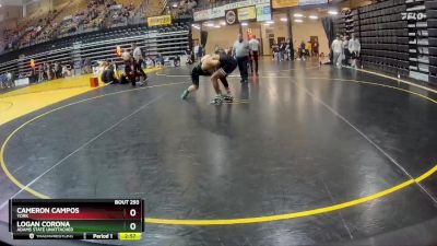 184 lbs Cons. Round 2 - Cameron Campos, York vs Logan Corona, Adams State Unattached