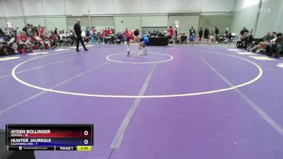 120 lbs Quarters & 1st Wb (16 Team) - Ayden Bollinger, Indiana vs Hunter Jauregui, California Red