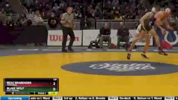 126 lbs Champ. Round 1 - Blake Wolf, East Central vs Beau Brabender, Mishawaka