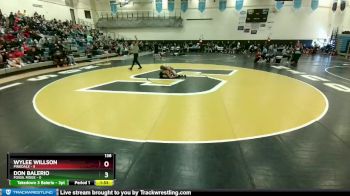 138 lbs Round 1 (10 Team) - Wylee Willson, Pinedale vs Don Balerio, Fossil Ridge