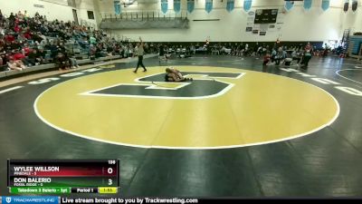 138 lbs Round 1 (10 Team) - Wylee Willson, Pinedale vs Don Balerio, Fossil Ridge