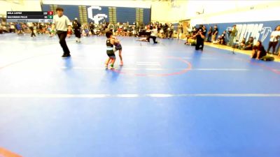 43 lbs Round 2 - Mila Lopez, SoCal Hammers Wrestling vs Maximum Felix, Madera Grapplers