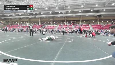 95 lbs Semifinal - Mason Stewart, Bobcat vs Luke Maier, SlyFox