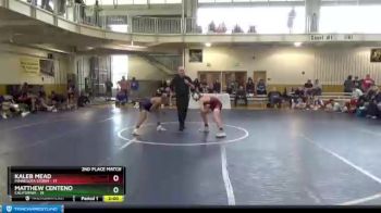 106 lbs 2nd Place Match (8 Team) - Kaleb Mead, Minnesota Storm vs Matthew Centeno, California