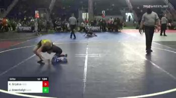 62 lbs Semifinal - Kao Grijalva, HotShots Wrestling vs Jantz Greenhalgh, Carbon WC