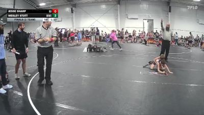 52 lbs Finals (2 Team) - Jesse Sharp, Reverence United vs Wesley Stott, Backyard Bullies Wrestling Club