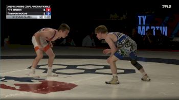 100 lbs 1st Place Match - Ty Martin, Iowa vs Symon Woods, Illinois