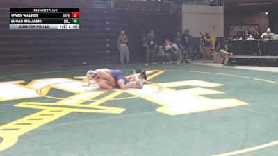 175 lbs Quarterfinal - Owen Walker, Chapman vs Lucas Williams, Walhalla