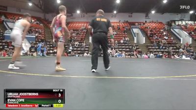 112 lbs Champ. Round 1 - Urijah Joostberns, Unattached vs Evan Cope, Charlotte