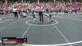 61 lbs Champ. Round 1 - Cj Poe, Triumph vs Brantley Hancock, Mulvane Jr. Wrestling Club