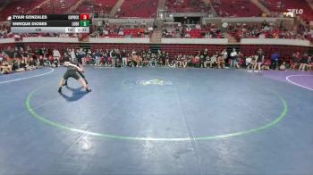 106 lbs Round 2 - Quarters & 1st Wb (16 Team) - Enrique Dioses, Lubbock vs Zyair Gonzales, Amarillo Caprock