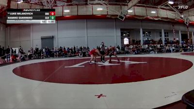 157 lbs Cons. Round 1 - Luke Milanovich, Ohio Wesleyan vs Ramiro Guerrero, Olivet