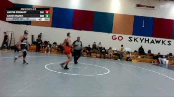 144 lbs Consolation 1st - Austin Stewart, Dallas vs David Medina, Banks
