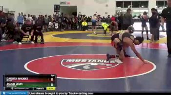 138 lbs Cons. Round 1 - Jacob Leon, Northview vs Dakota Rhodes, Hemet