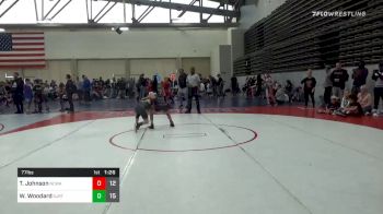 77 lbs Prelims - Tye Johnson, NC WAY ES vs Walker Woodard, GA Justice Escape ES